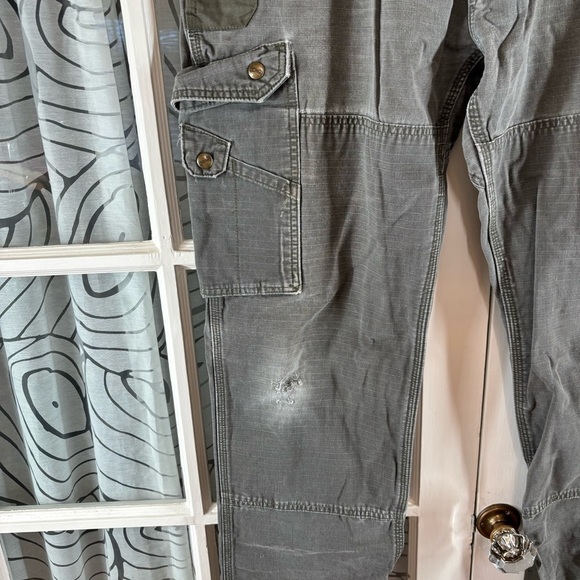 Carhartt 36/34 Green RipStop Double Knee Workout Pants - Picture 2 of 11